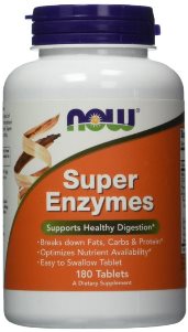 NOW Super Enzyme tablets are a comprehensive blend of enzymes that support healthy digestive functions. Ease digestive discomfort..